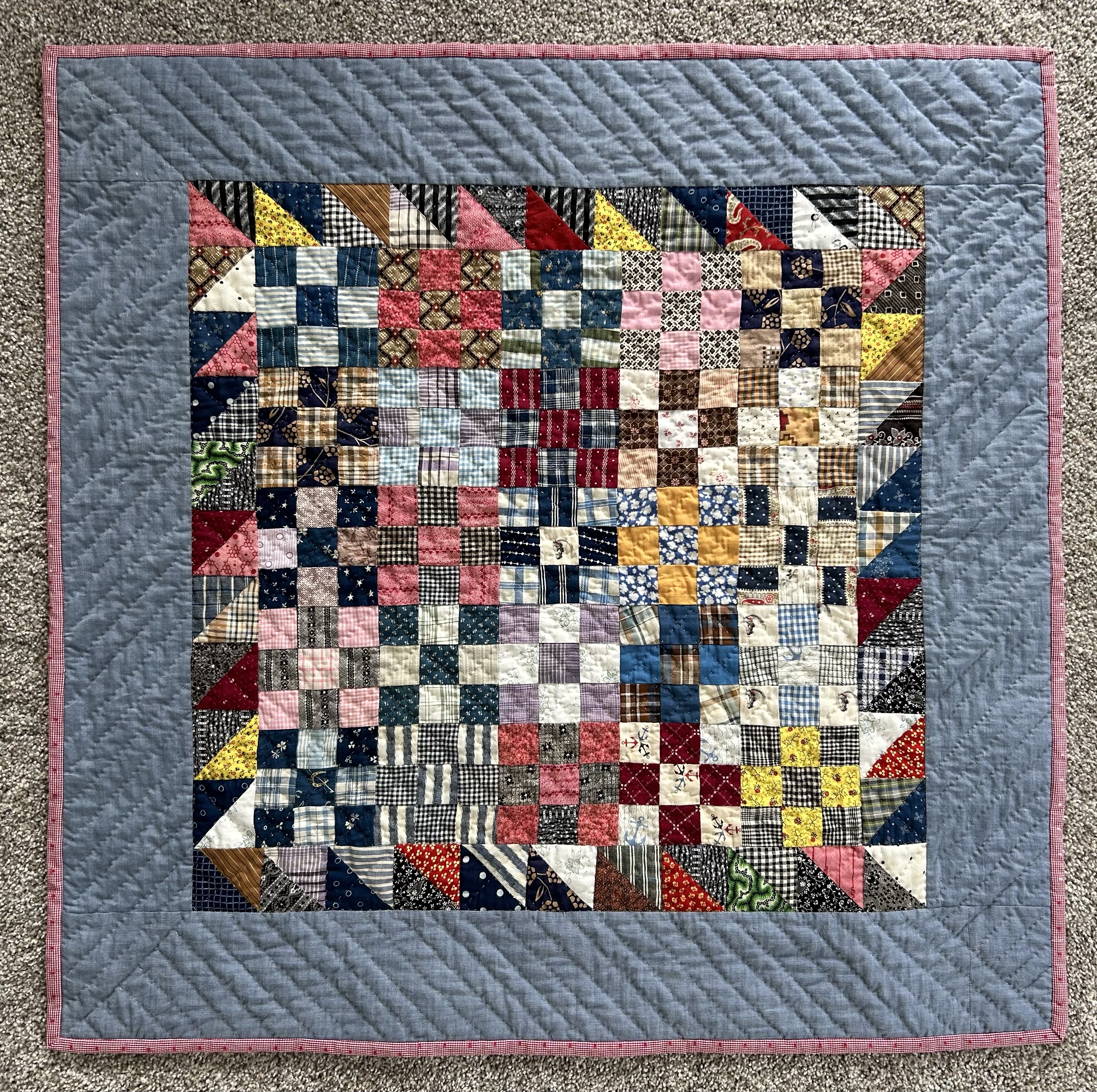 Finish It Up Friday ~ Vintage 9 Patch | KatyQuilts