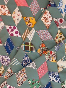 Finish It Up Friday ~ Vintage Diamonds | KatyQuilts